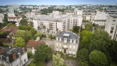 Vue générale sur Limoges ou vue de la ville depuis l'appart'hôtel