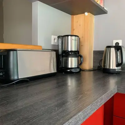 Cuisine ou kitchenette dans l'établissement Chalet Las Abelhas