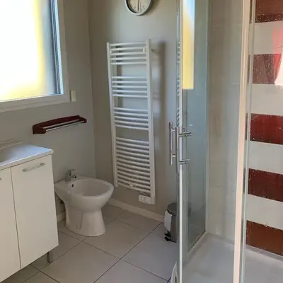 Salle de bains dans l'établissement Chalet Las Abelhas