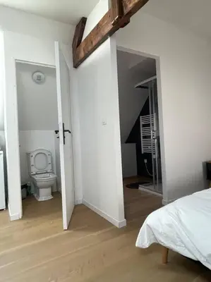 Un ou plusieurs lits dans un hébergement de l'établissement Studio à Centre ville de BRIVE LA GAILLARDE