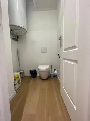 Salle de bains dans l'établissement Appartement T2 à centre ville