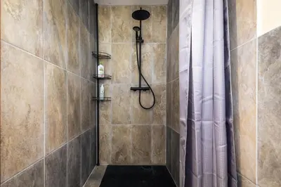 Salle de bains dans l'établissement Gîte du Pacha