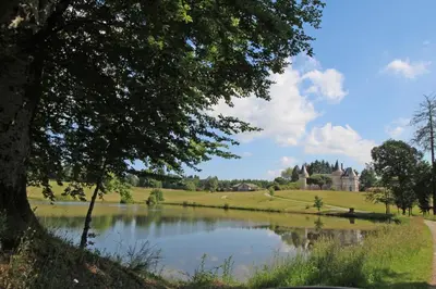 Paysage naturel près de la maison de vacances