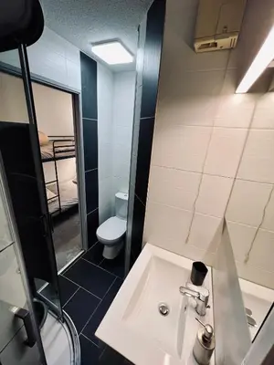 Salle de bains dans l'établissement Studio centre station, 4 pers, Res Griou, Wifi