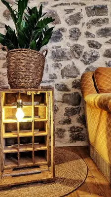Coin salon dans l'établissement Le Grenier du Buronnier