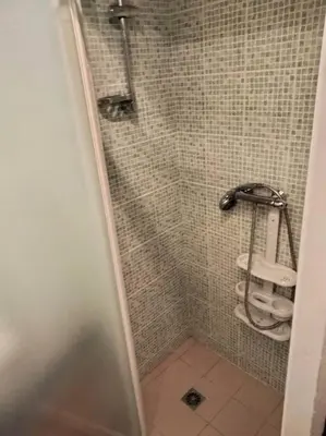Salle de bains dans l'établissement Le nid douillet Vintage