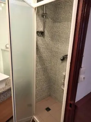 Salle de bains dans l'établissement Le nid douillet Vintage