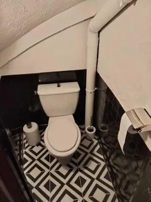 Salle de bains dans l'établissement Le nid douillet Vintage