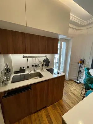 Cuisine ou kitchenette dans l'établissement Le Sarciron 207 Le Mont Dore