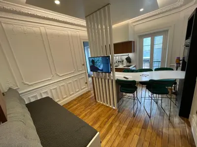 Télévision ou salle de divertissement dans l'établissement Le Sarciron 207 Le Mont Dore