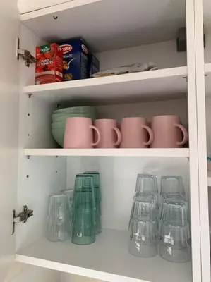 Cuisine ou kitchenette dans l'établissement Gîte Maison du Trottoir, Sussac