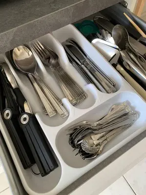 Cuisine ou kitchenette dans l'établissement Gîte Maison du Trottoir, Sussac
