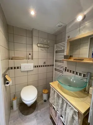 Salle de bains dans l'établissement Appartement chaleureux et cosy