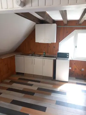 Cuisine ou kitchenette dans l'établissement Gite d'alexis