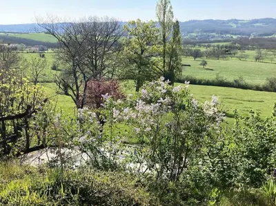 Paysage naturel près de le chalet