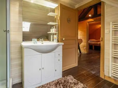 Salle de bains dans l'établissement Villa Jumelia