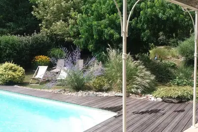 Piscine de l'établissement Villa de charme la Vinadière avec piscine privée et chauffée ou située à proximité
