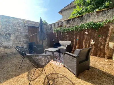 Terrasse ou espace extérieur de l'établissement Gite du belvédère à Rocamadour