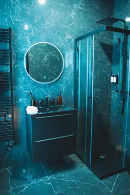 Salle de bains dans l'établissement Villa37