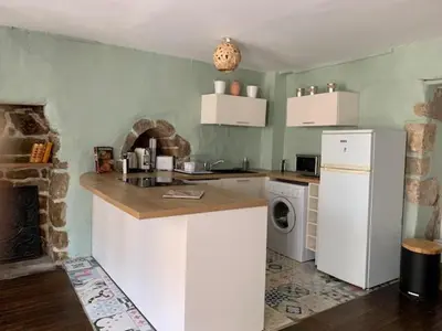 Cuisine ou kitchenette dans l'établissement L'Authentique maison de charme