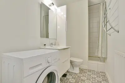Salle de bains dans l'établissement Le Coeur de Limoges, en hypercentre