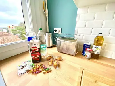 Cuisine ou kitchenette dans l'établissement Le 8 Limougeaud, lumineux et spacieux