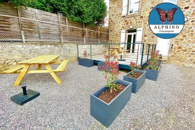 Plan de l'établissement Le Monet, spacieux avec terrasse privée