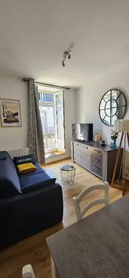 Coin salon dans l'établissement Villa Duchatel Appt 2/4 pers