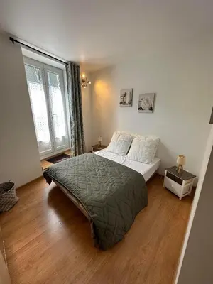 Un ou plusieurs lits dans un hébergement de l'établissement Villa Duchatel Appt 2/4 pers