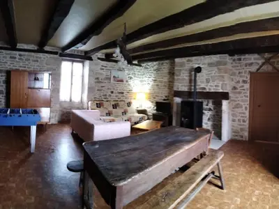 Un ou plusieurs lits dans un hébergement de l'établissement Maison périgourdine familiale proche sites préhistoriques - FR-1-616-291
