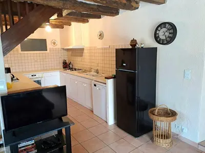 Cuisine ou kitchenette dans l'établissement Maison COUNORD - Gite pour 8 personnes