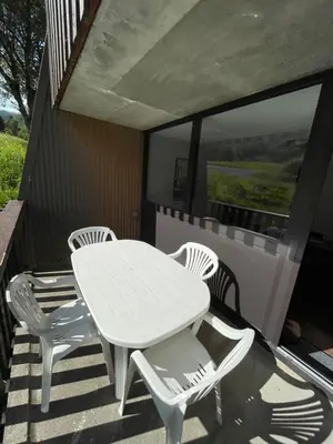 Balcon ou terrasse dans l'établissement L'Ecrin d'Edern 4pers Mont Dore