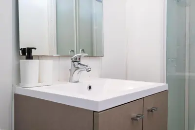 Salle de bains dans l'établissement Le HENDRIX - Studio Hyper Centre