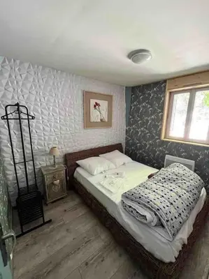 Un ou plusieurs lits dans un hébergement de l'établissement Le nid douillet