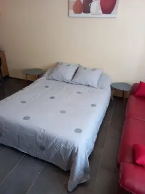 Un ou plusieurs lits dans un hébergement de l'établissement le cottage Arédien 1