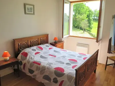Un ou plusieurs lits dans un hébergement de l'établissement Holiday Home Rillettes by Interhome