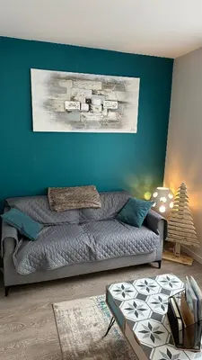 Coin salon dans l'établissement La Ruche 5 ° Le Mont Dore ° Ski ° Randonnée