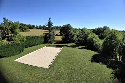 Paysage naturel près de la maison d'hôtes
