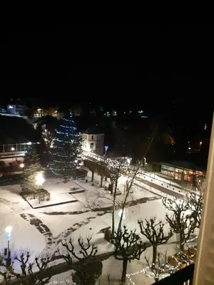 L'établissement Le Sarciron en hiver