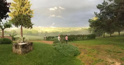 Paysage naturel près de la maison de vacances