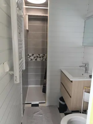 Salle de bains dans l'établissement Studio Ventadour