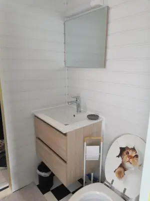 Salle de bains dans l'établissement Studio Ventadour