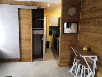 Cuisine ou kitchenette dans l'établissement Studio Ventadour
