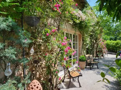 Jardin de l'établissement Les Causeries du Monde