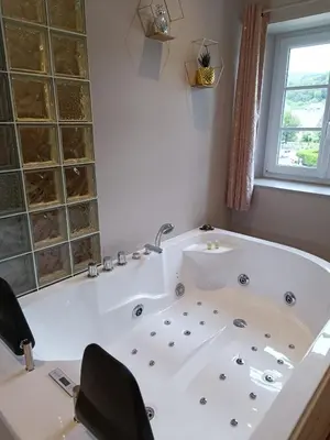 Salle de bains dans l'établissement Suite La Marquise