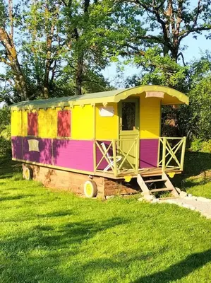 Jardin de l'établissement Jolie Roulotte