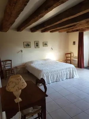 Un ou plusieurs lits dans un hébergement de l'établissement Gite de France Rosalie