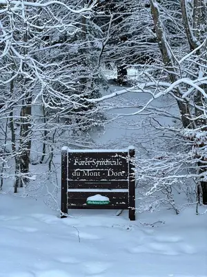L'établissement Les Longes en hiver
