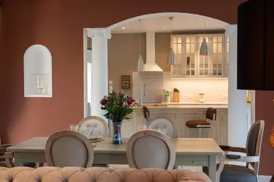 Cuisine ou kitchenette dans l'établissement La Forge Maison de 110m2 en Limousin