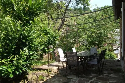 Jardin de l'établissement Gîte Les Noyers